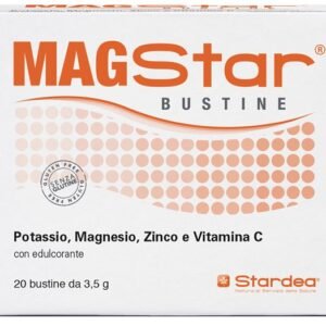Confezione di Magstar 20 bustine 3,5 g, integratore alimentare