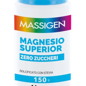 Confezione di Massigen Magnesio Superiore 150 g, integratore alimentare di Massigen