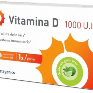 Confezione di Metagenics Vitamina D 1000 UI 84 compresse, integratore alimentare di Metagenics