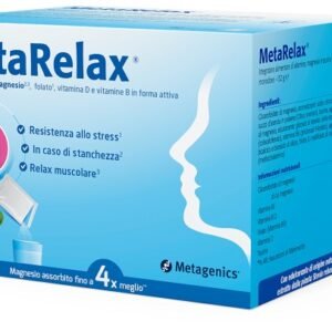 Confezione di Metarelax New 40 bustine, integratore alimentare