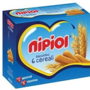 Biscottini 6 Cereali Nipiol, confezione da 800 g per la prima infanzia.