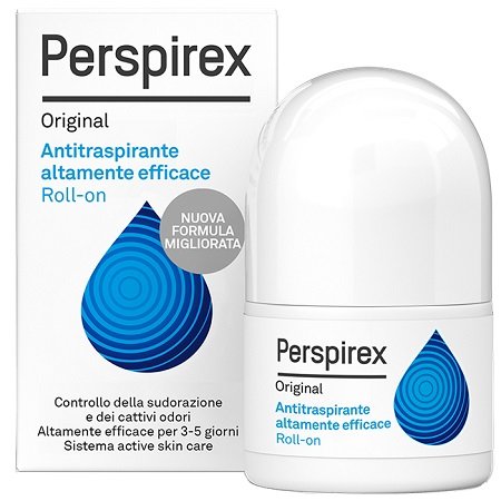 Roll-on di Perspirex Original antitraspirante senza profumo da 20 ml.