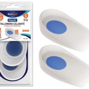 Plansil Talloniera Calzante in silicone, taglia S, confezione da 1 paio.