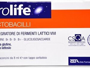 Confezione di Prolife Lactobacilli 10 flaconcini 8 ml, integratore alimentare di Prolife