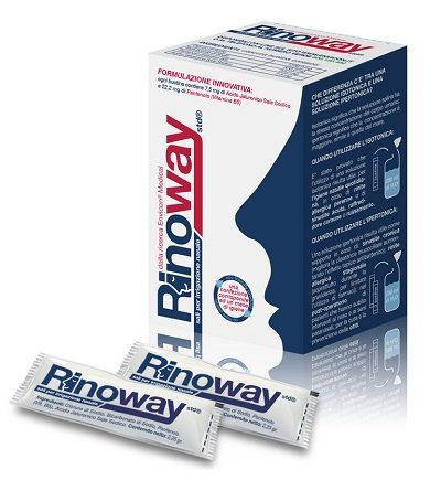 Confezione di Rinoway Sali Isotonici 60 bustine, dispositivo medico