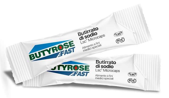 Confezione di Sila Butyrose Fast 10 stick, alimento speciale