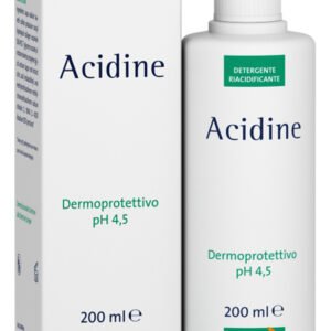 Valderma Acidine Liquido Dermatologico, flacone da 200 ml, detergente a pH 4,5.