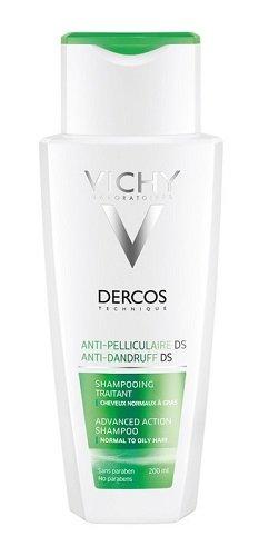 Confezione di Vichy Dercos Shampoo Antiforfora Capelli Grassi 200 ml, prodotto per la cura dei capelli di Vichy