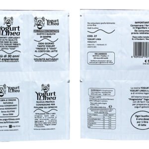 Yogurt Fermenti Lattici, confezione da 4 bustine di fermenti liofilizzati.