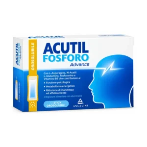 Acutil Fosforo Advance 12 stick orosolubili con fosfoserina e vitamina B6.