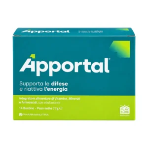 Apportal 14 bustine, integratore con 19 nutrienti e minerali Sucrosomiali.