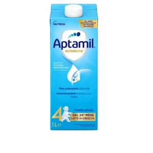 Brick da 1000 ml di Aptamil 4, latte di crescita liquido dal 2° anno.