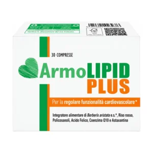 Armolipid Plus 30 Compresse integratore con Berberis aristata e riso rosso fermentato.