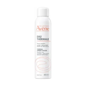 Avène Acqua Termale Spray, flacone da 300 ml per pelle sensibile di viso e corpo.