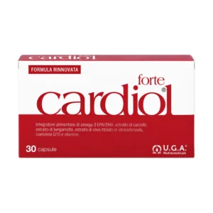Confezione di Cardiol Forte 30 capsule, formula rinnovata, di U.G.A. Nutraceuticals.