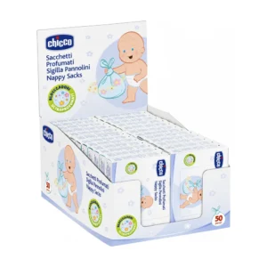 Chicco Sacchetti Profumati per pannolini, confezione da 50 pezzi.