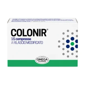 Confezione di Colonir 15 compresse a rilascio modificato.