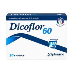 Dicoflor 60 30 capsule con Lactobacillus rhamnosus GG.