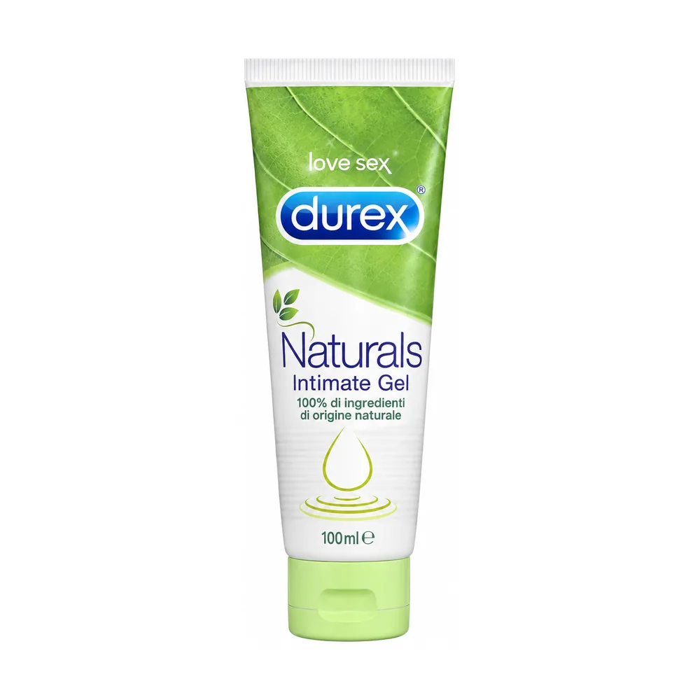 Flacone da 100 ml di Durex Naturals Classico, gel lubrificante a base acquosa.