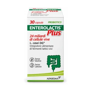 Enterolactis Plus 30 capsule con fermenti lattici vivi L. casei DG.