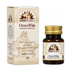 Confezione di Erbenobili Osseovin 500 mg da 60 compresse.