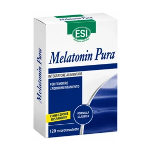 Esi Melatonin Pura 1mg 120 microtavolette, integratore di melatonina pura ESI.