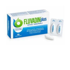 Fluvadin Plus ovuli vaginali con acido ialuronico, confezione da 10 pezzi.