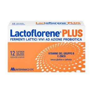 Confezione di Lactoflorene Plus 12 flaconcini