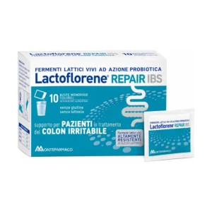 Lactoflorene Repair IBS 10 bustine, integratore di fermenti lattici vivi Montefarmaco.