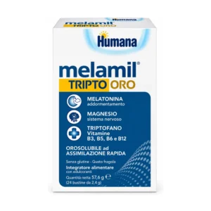 Melamil Tripto Humana gocce 30 ml con melatonina e triptofano.