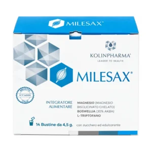 Milesax 14 bustine integratore magnesio bisglicinato boswellia triptofano Kolinpharma.