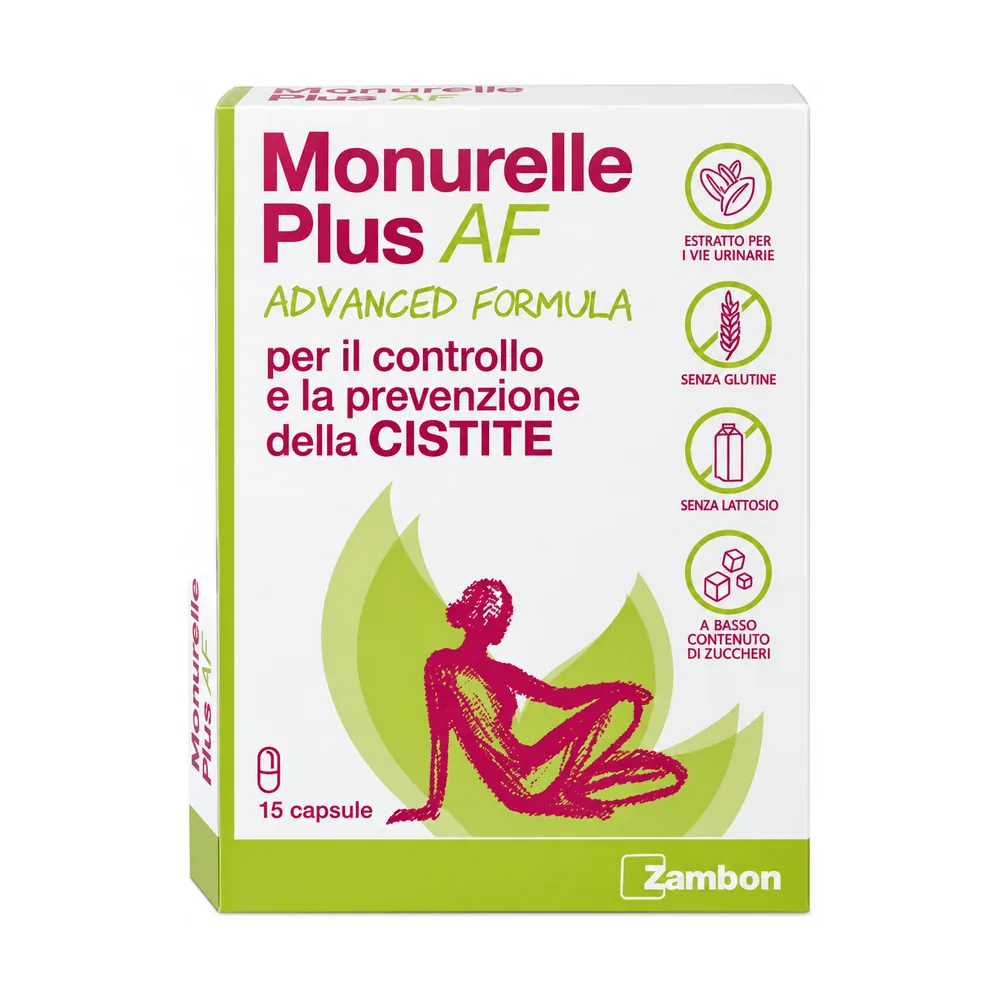 Monurelle Plus Advanced Formula 15 capsule dispositivo medico Zambon xiloglucano.