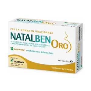 Natalben Oro 28 bustine orosolubili gravidanza con folato e ferro.
