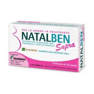 Natalben Supra 30 capsule integratore gravidanza con folato e DHA