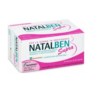 Natalben Supra 90 capsule integratore gravidanza con folato e DHA.