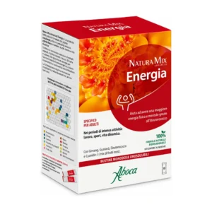 Natura Mix Advanced Energia Aboca 20 bustine con ginseng e guaranà.