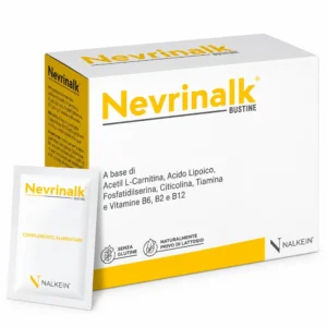 Nevrinalk 20 bustine, integratore alimentare con vitamine del gruppo B in bustine.