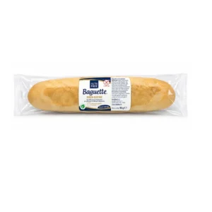Nutrifree Baguette 90 g senza glutine in confezione monoporzione.