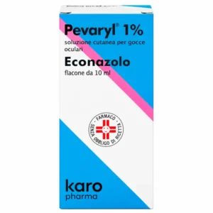 Confezione di Pevaryl Soluzione Cutanea 1% 60 ml, medicinale da banco