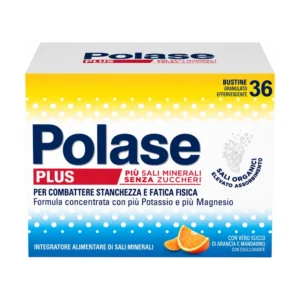 Polase Plus 36 bustine integratore di potassio e magnesio senza zuccheri formato scorta.
