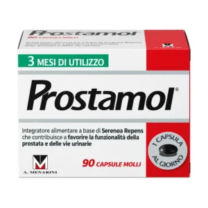 Prostamol 90 capsule molli Serenoa repens 320 mg Menarini formato 3 mesi.