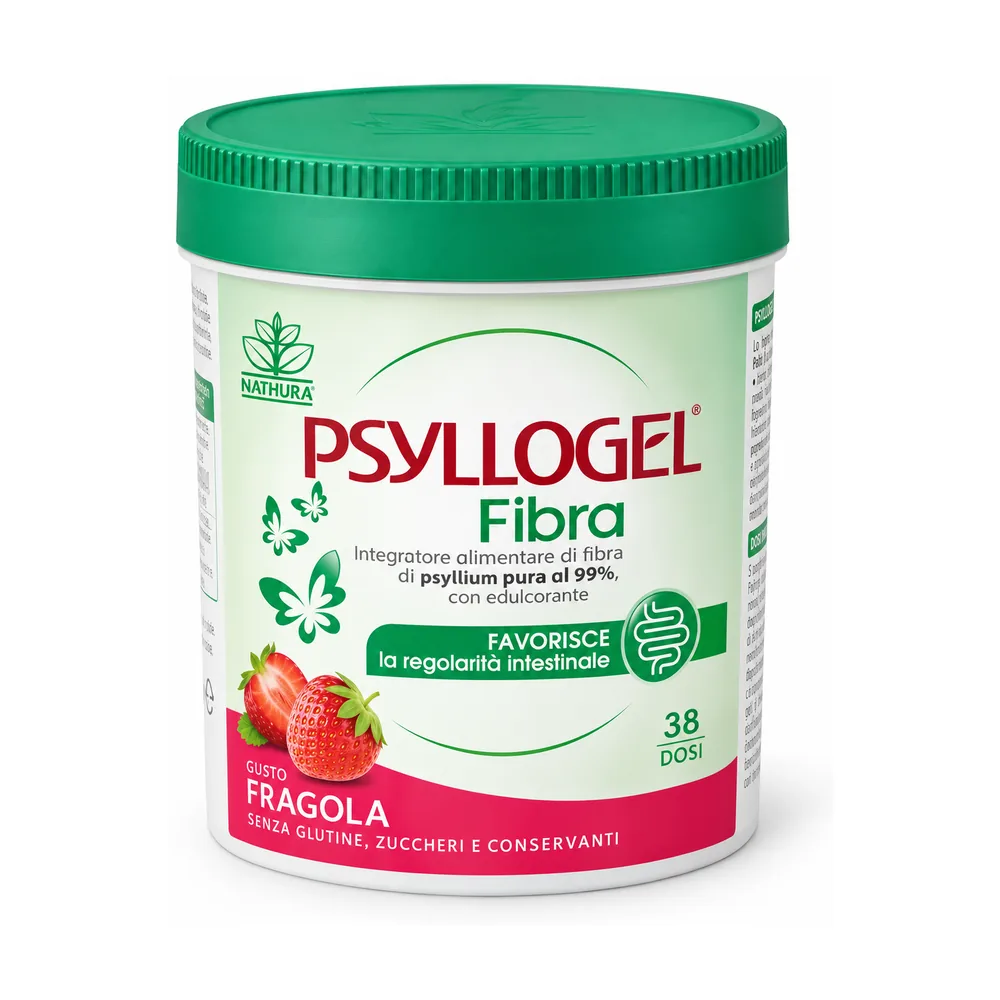 Psyllogel Fibra gusto fragola, vaso da 170 g
