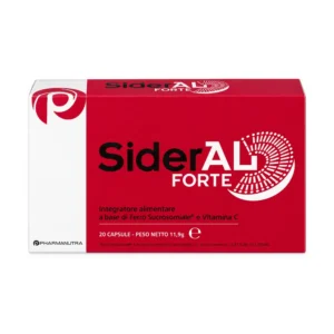 Sideral Forte, 20 capsule di Ferro Sucrosomiale 30 mg e vitamina C.