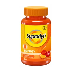 Supradyn Energy 70 caramelle gommose integratore vitamine e coenzima Q10 Bayer.