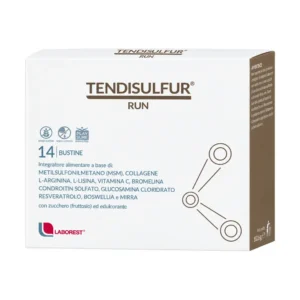 Tendisulfur Run 14 bustine integratore Laborest con MSM collagene e vitamina C.