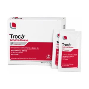 Trocà 20 bustine arancia rossa integratore magnesio zinco bisglicinati e potassio.