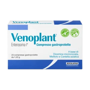 Venoplant 20 compresse gastroprotette diosmina meliloto centella Aesculapius.