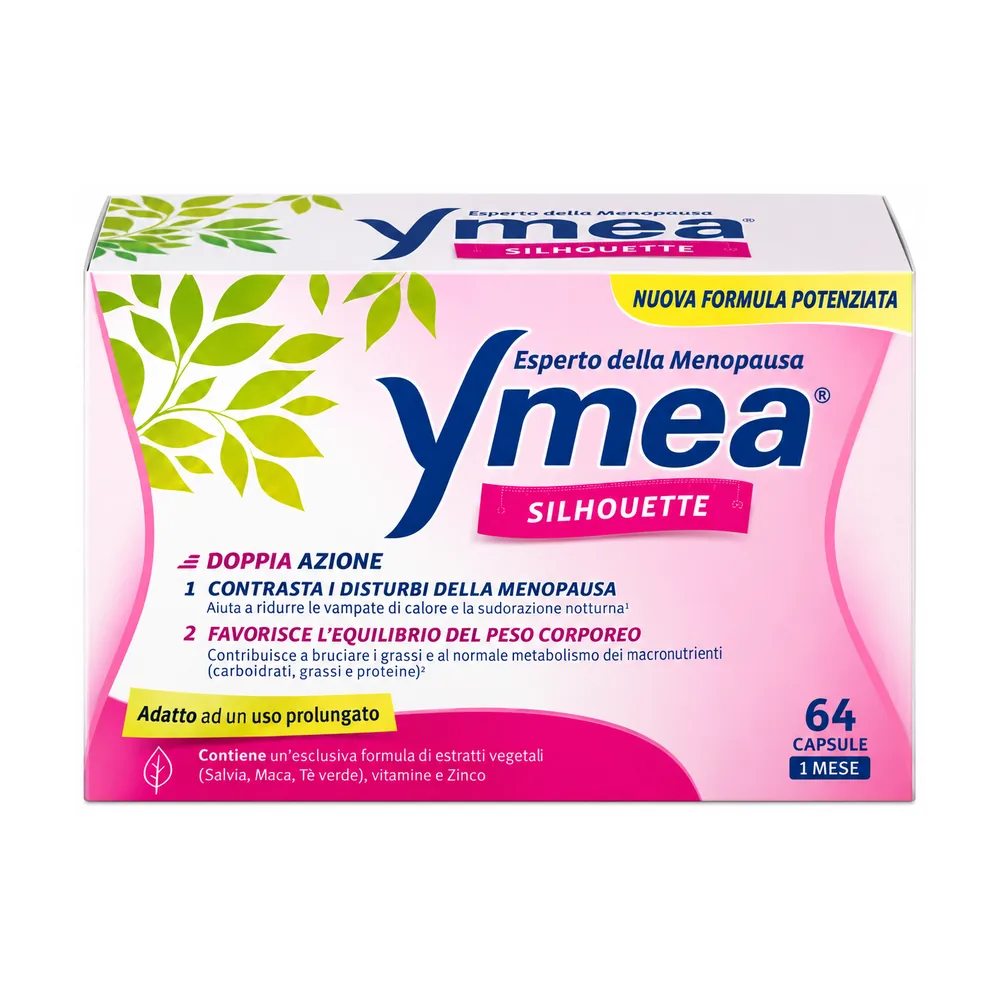 Ymea Silhouette 64 capsule integratore menopausa e peso corporeo Perrigo.